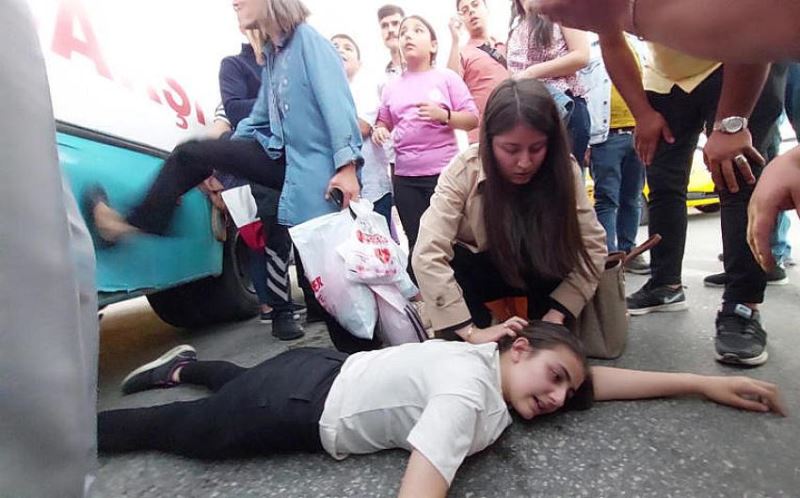 Kazazede Tuana, yardıma koşanların sözleriyle ağladı! Teyze sinir krizi geçirdi