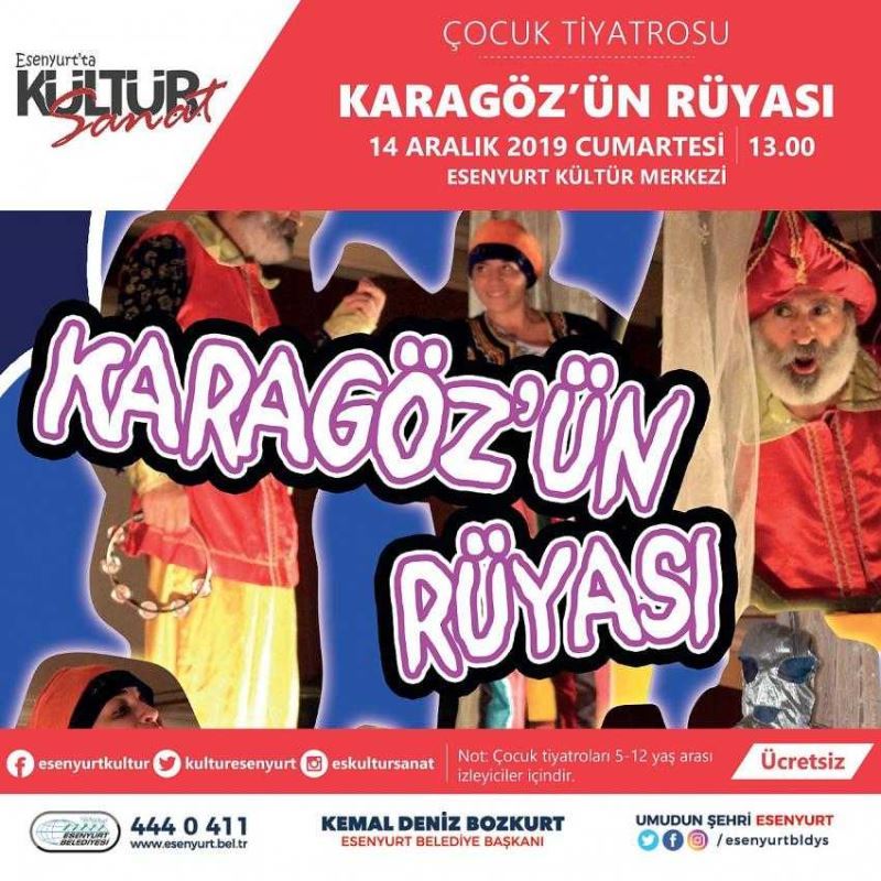 Hacivat ile Karagöz’ün maceraları tiyatro sahnesinde